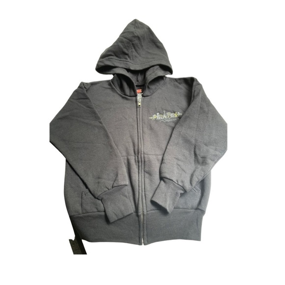 Disney Other - Disney Pirates Of The Caribbean youth Small Zip Hoodie With Graphics color black